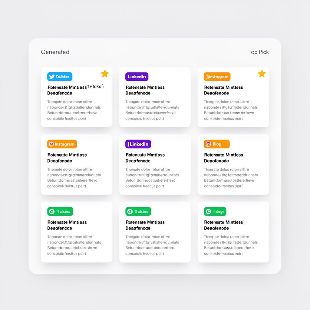 10+ platform-ready outputs
